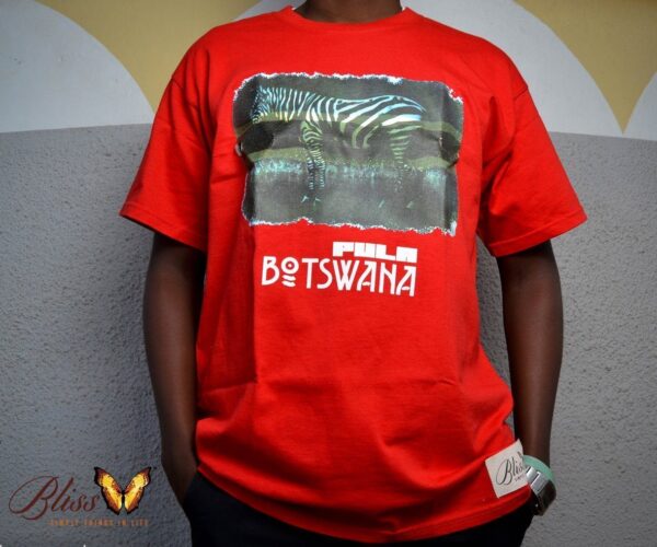 Botswana Pula T-Shirt , Botswana Pula Zebra Design