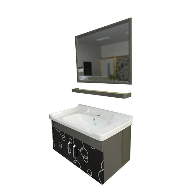 Bathroom Vanity And Mirror 3 Pcs Set 3014