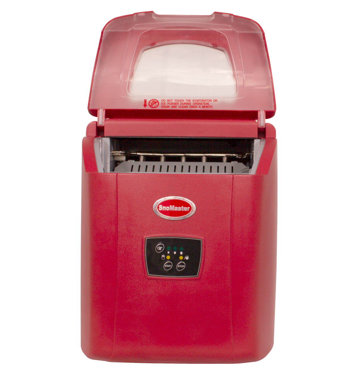 Buy online SNOMASTER (ZB-14R) 12KG TABLETOP ICE MAKER RETRO RED at low  price & get delivery worldwide